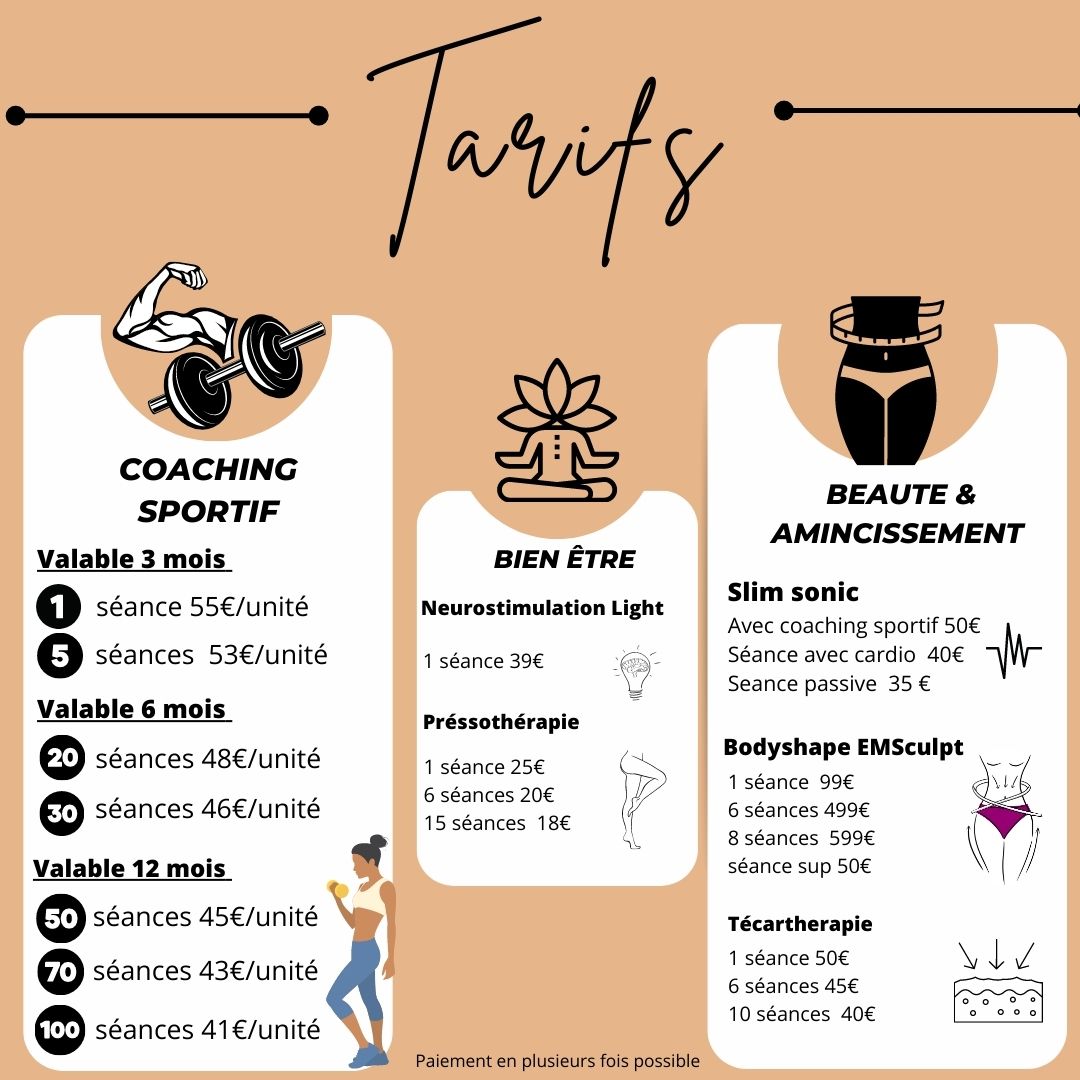 Tarifs - Coaching Albi